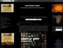 Tablet Screenshot of lost-symbol-movie-trailer.blogspot.com