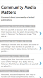 Mobile Screenshot of communitymediamatters.blogspot.com