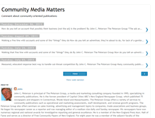 Tablet Screenshot of communitymediamatters.blogspot.com