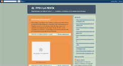 Desktop Screenshot of eltitoilafesta.blogspot.com