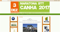 Desktop Screenshot of maratonabttcanha.blogspot.com