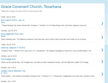 Tablet Screenshot of gracecovenantchurchtexarkana.blogspot.com