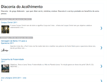 Tablet Screenshot of acolhimentocristao.blogspot.com