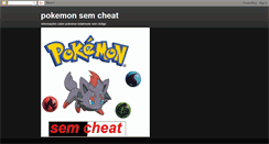 Desktop Screenshot of pokemonsemcheat.blogspot.com