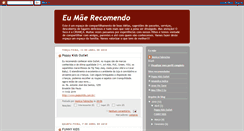 Desktop Screenshot of eumaerecomendo.blogspot.com