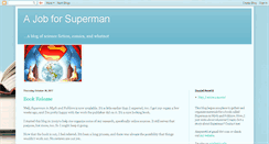 Desktop Screenshot of ajobforsuperman.blogspot.com