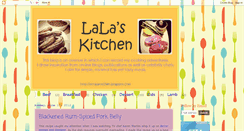 Desktop Screenshot of mylalakitchen.blogspot.com