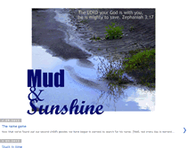 Tablet Screenshot of mudandsunshine.blogspot.com