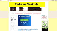 Desktop Screenshot of pedra-na-vesicula.blogspot.com