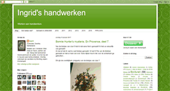 Desktop Screenshot of ingrid-handwerken.blogspot.com