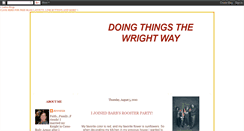 Desktop Screenshot of doingthingsthewrightway.blogspot.com