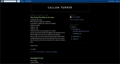 Desktop Screenshot of callumturner.blogspot.com