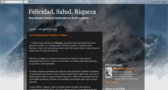 Desktop Screenshot of felicidadsaludriqueza.blogspot.com