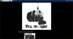 Desktop Screenshot of deadramoneszine.blogspot.com