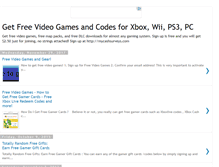 Tablet Screenshot of freevideogamesandgear.blogspot.com