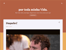 Tablet Screenshot of portodamivida.blogspot.com