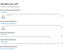 Tablet Screenshot of michelleandjeff.blogspot.com
