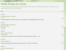 Tablet Screenshot of herbstherapyforcancer.blogspot.com