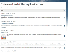 Tablet Screenshot of ecofeminism-mothering.blogspot.com