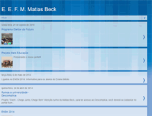 Tablet Screenshot of escolamatiasbeck.blogspot.com