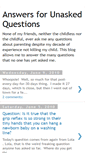 Mobile Screenshot of answersforunaskedquestions.blogspot.com