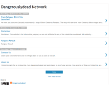 Tablet Screenshot of dangerouslydead.blogspot.com