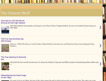 Tablet Screenshot of historyshelf.blogspot.com