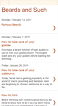 Mobile Screenshot of beardsandsuch.blogspot.com