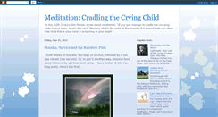 Desktop Screenshot of meditation-cradlingthecryingchild.blogspot.com