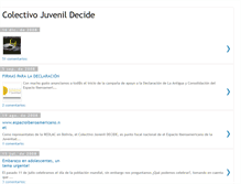 Tablet Screenshot of colectivodecide.blogspot.com