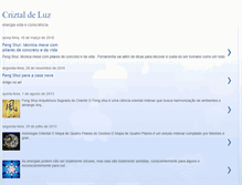 Tablet Screenshot of criztaldeluz.blogspot.com