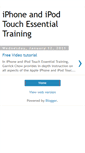Mobile Screenshot of iphonesandipodtouchtraining.blogspot.com