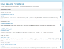 Tablet Screenshot of linuxapachemysqlphp5.blogspot.com