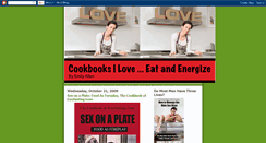 Desktop Screenshot of cookbooksilove.blogspot.com