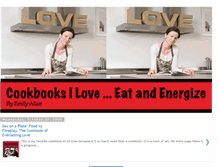 Tablet Screenshot of cookbooksilove.blogspot.com