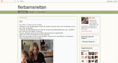 Desktop Screenshot of flerbarnsnettan.blogspot.com