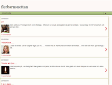 Tablet Screenshot of flerbarnsnettan.blogspot.com