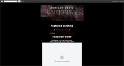 Desktop Screenshot of kuriousdevil.blogspot.com
