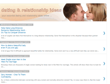 Tablet Screenshot of datingrelationshipsideas.blogspot.com