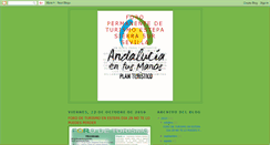 Desktop Screenshot of andaluciaentusmanos.blogspot.com