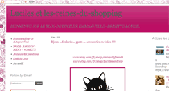 Desktop Screenshot of lesreinesdushopping.blogspot.com