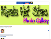 Tablet Screenshot of keralahotstars.blogspot.com