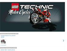 Tablet Screenshot of legotechnicmotorcycles.blogspot.com