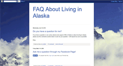 Desktop Screenshot of livinginalaskafaq.blogspot.com