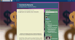 Desktop Screenshot of concienciabancaria.blogspot.com