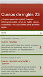 Mobile Screenshot of cursosdeingles23.blogspot.com