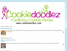 Tablet Screenshot of cookiedoodlez.blogspot.com