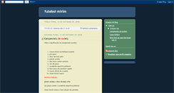 Desktop Screenshot of futebolmirim.blogspot.com