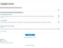 Tablet Screenshot of futebolmirim.blogspot.com
