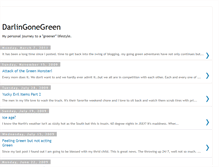 Tablet Screenshot of darlingonegreen.blogspot.com